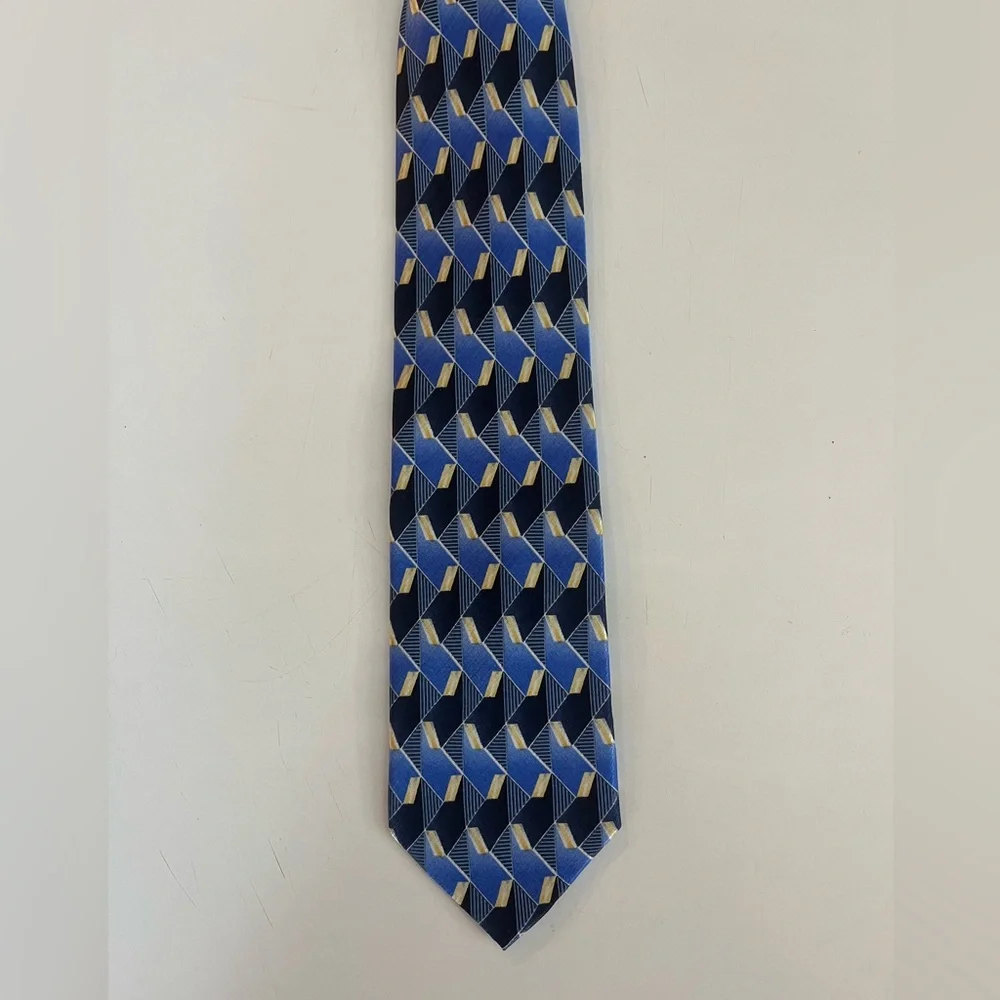 Van Heusen Stain Resistant Boys Tie Geometric Print